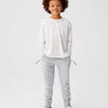 MNG Side Zip Style With Black Cord Grey Trouser 2922