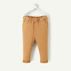 TO Camel Mustard Elastic Waist Loose Pant 11619