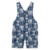 OshKosh Double Fabric Mid Size Blue Check Cotton Dungaree 11563